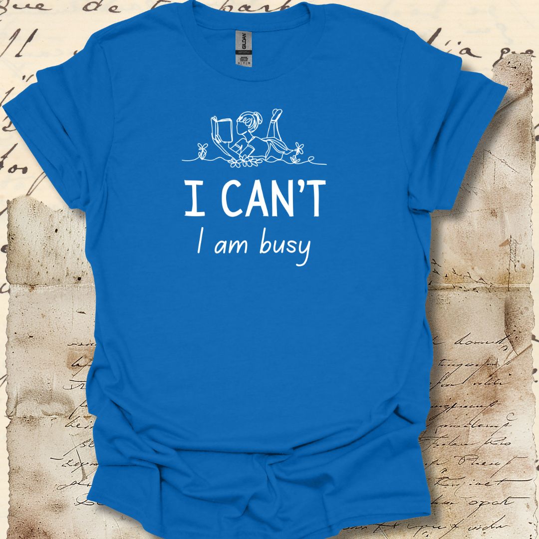 I can't I am busy