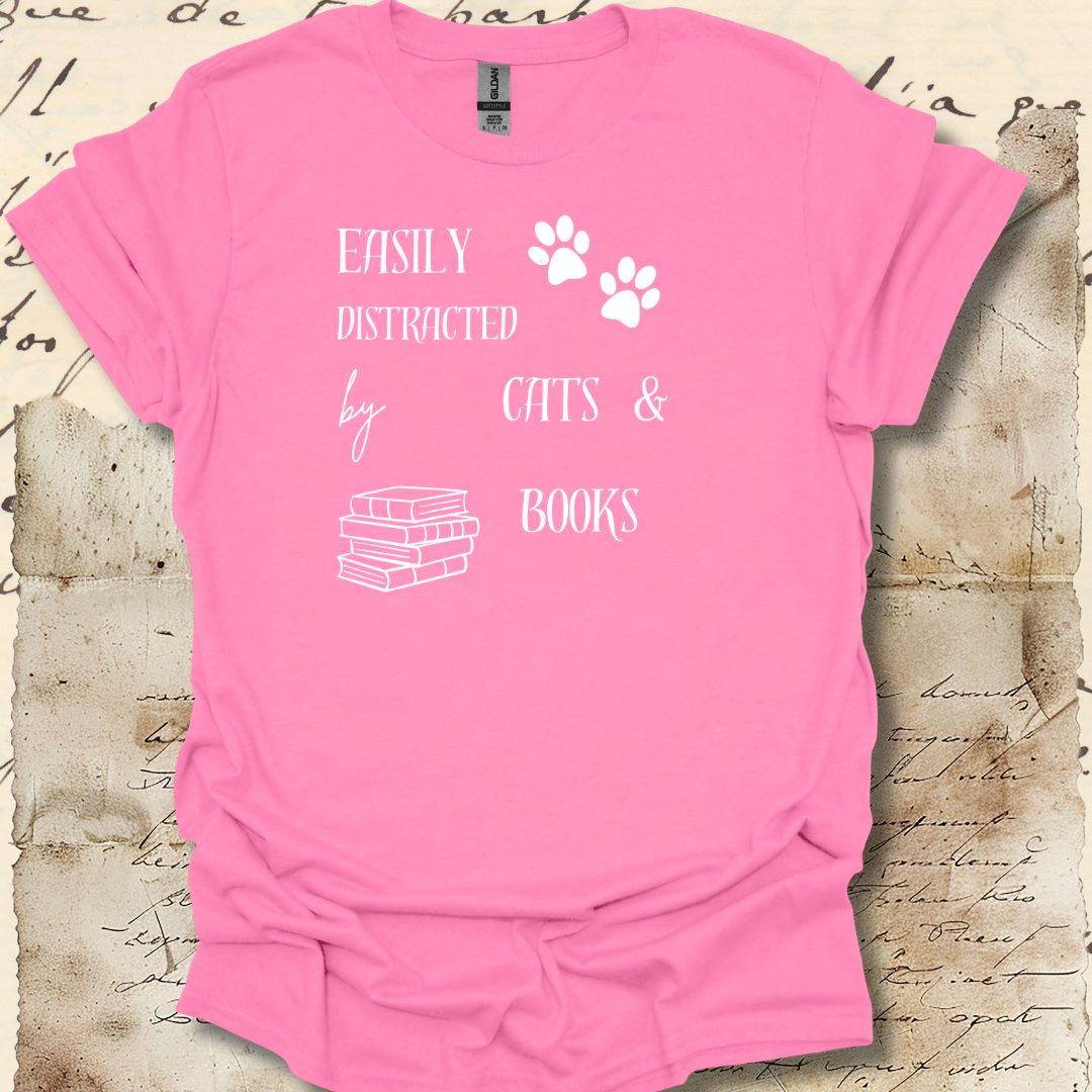 Easily distracted by cats & books
