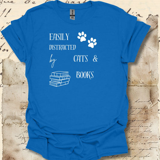 Easily distracted by cats & books