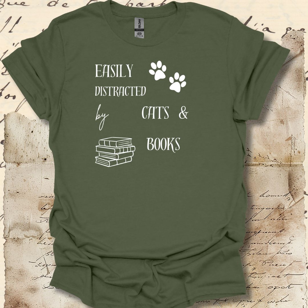 Easily distracted by cats & books
