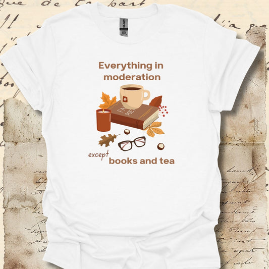 Everything in moderation except books and tea 2